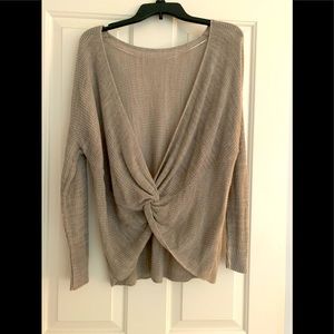 A.N.A front knot sweater